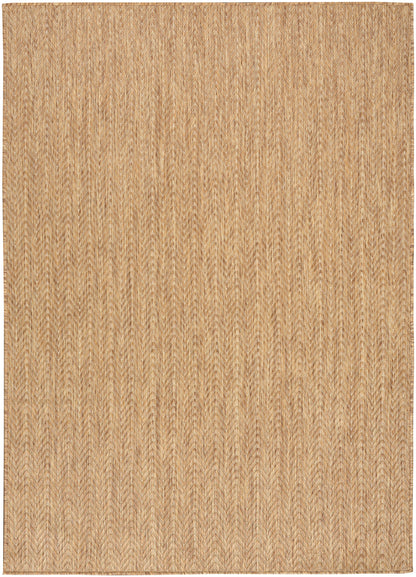 Nourison Home Horizon Indoor/Outdoor HOZ02 Natural Contemporary Power-loomed Rug