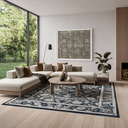 Nourison Home Dekor  Slate Ivory  Traditional