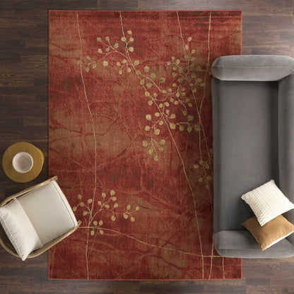 Nourison Home Somerset  Flame  Contemporary