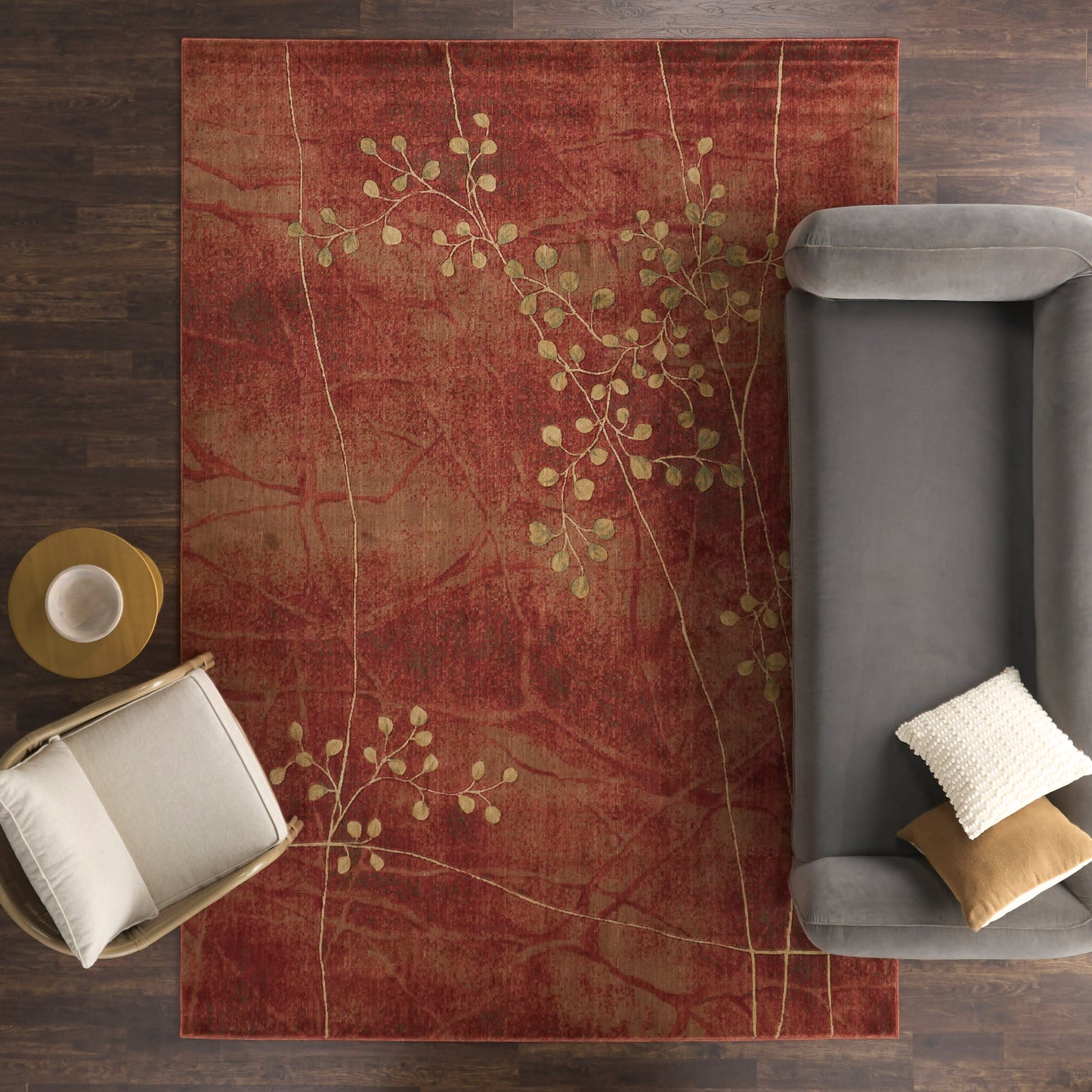 Nourison Home Somerset  Flame  Contemporary