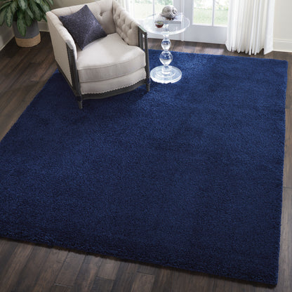 Nourison Home Malibu Shag  Navy  Contemporary