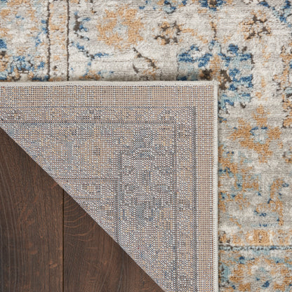 Nourison Home Quarry  Grey Light Blue  Traditional