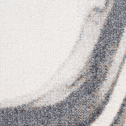 Nourison Home Astra Machine Washable  Ivory Grey  Contemporary
