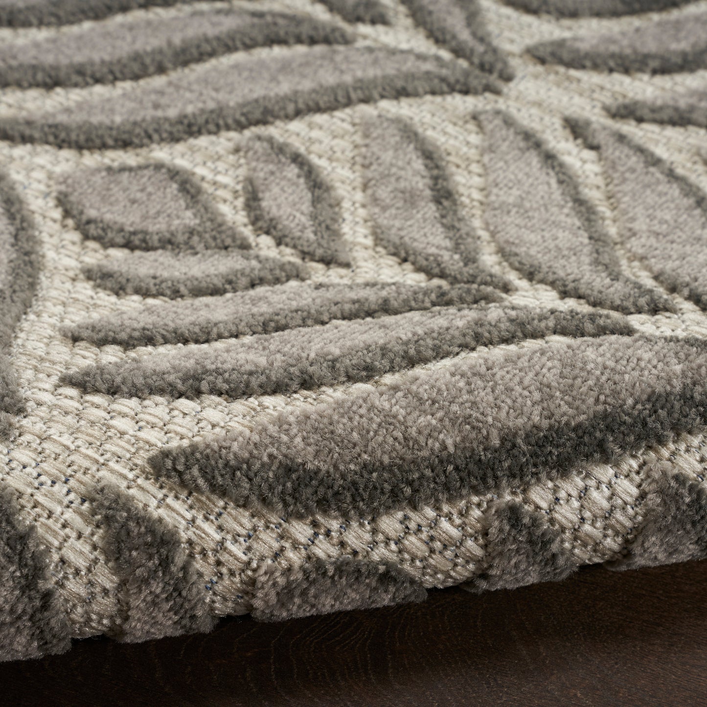 Nourison Home Aloha  Charcoal  Contemporary