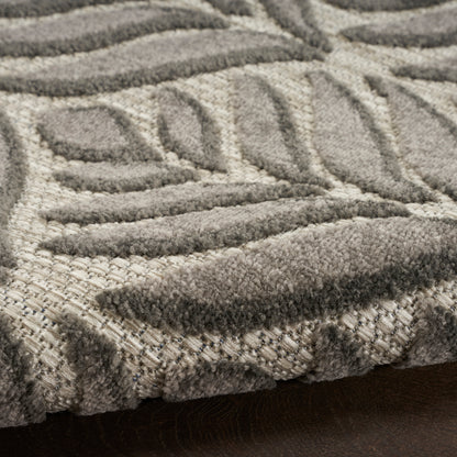 Nourison Home Aloha  Charcoal  Contemporary