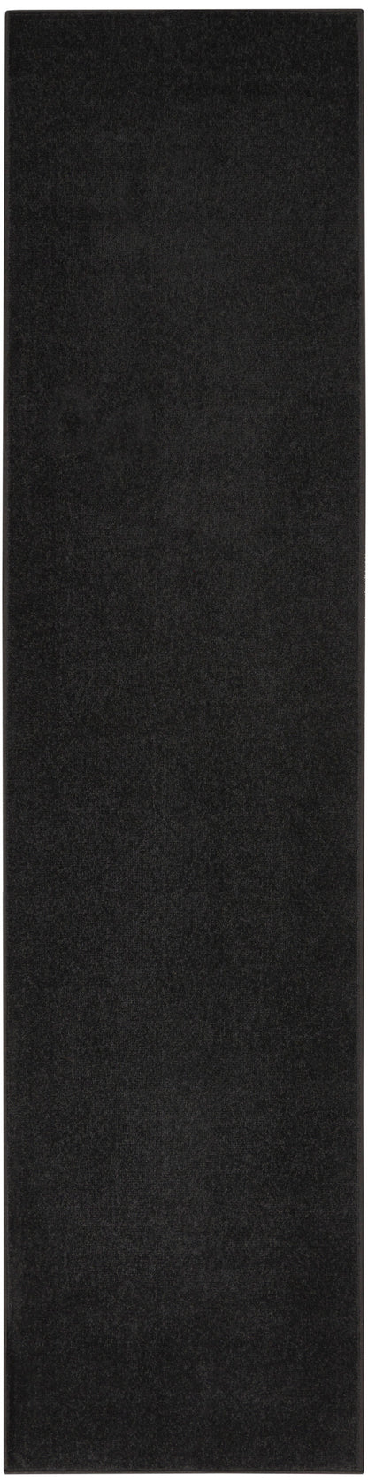 Nourison Home Nourison Essentials NRE01 Black Contemporary Power-loomed Rug