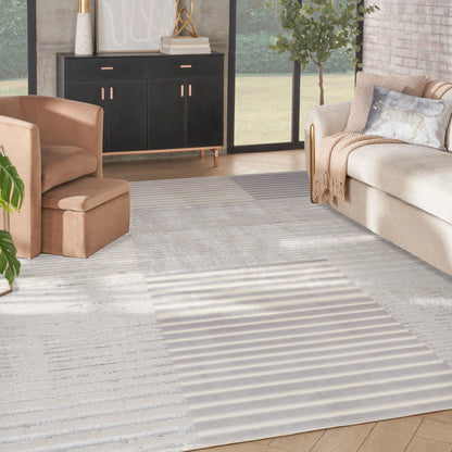 Nourison Home Splash  Silver Grey  Contemporary