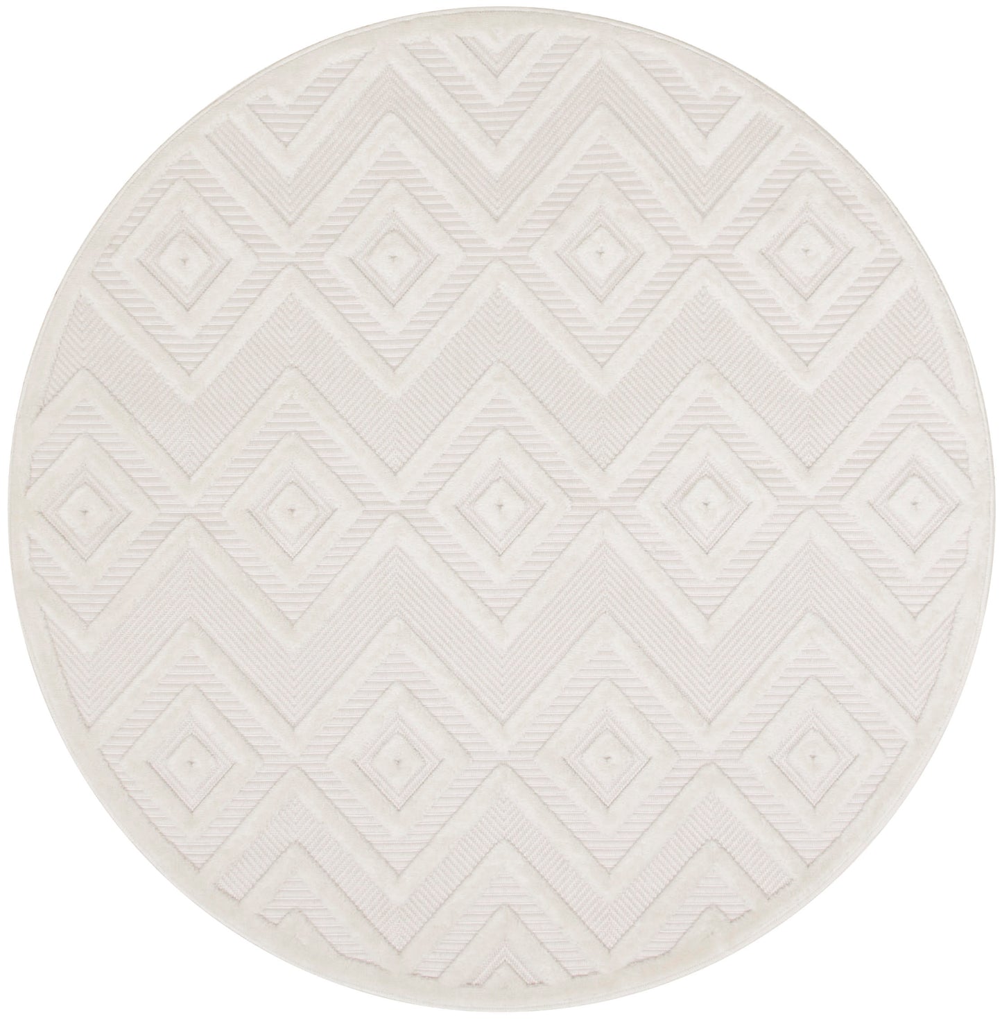 Nourison Home Versatile NRV01 Ivory White Contemporary Flat Weave Rug
