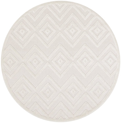 Nourison Home Versatile NRV01 Ivory White Contemporary Flat Weave Rug