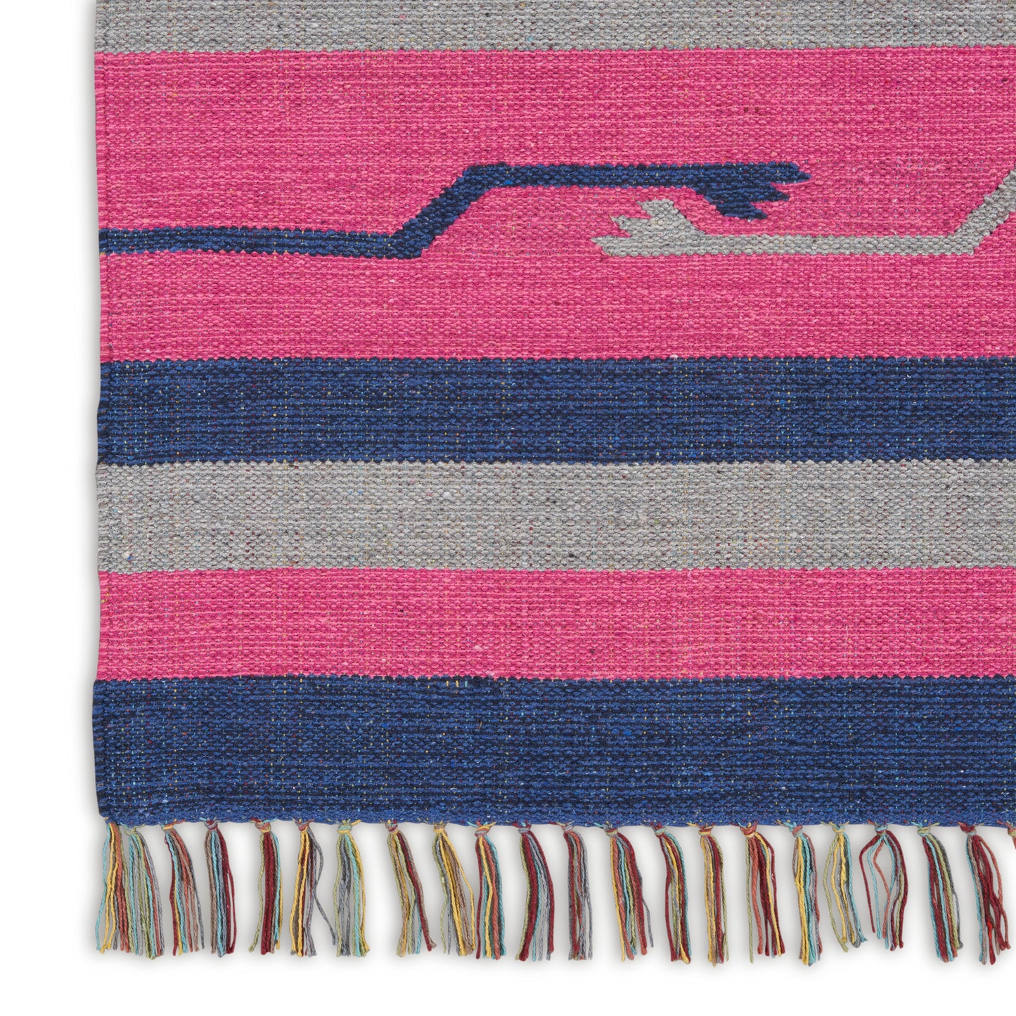 Nourison Home Baja  Pink Blue  Transitional