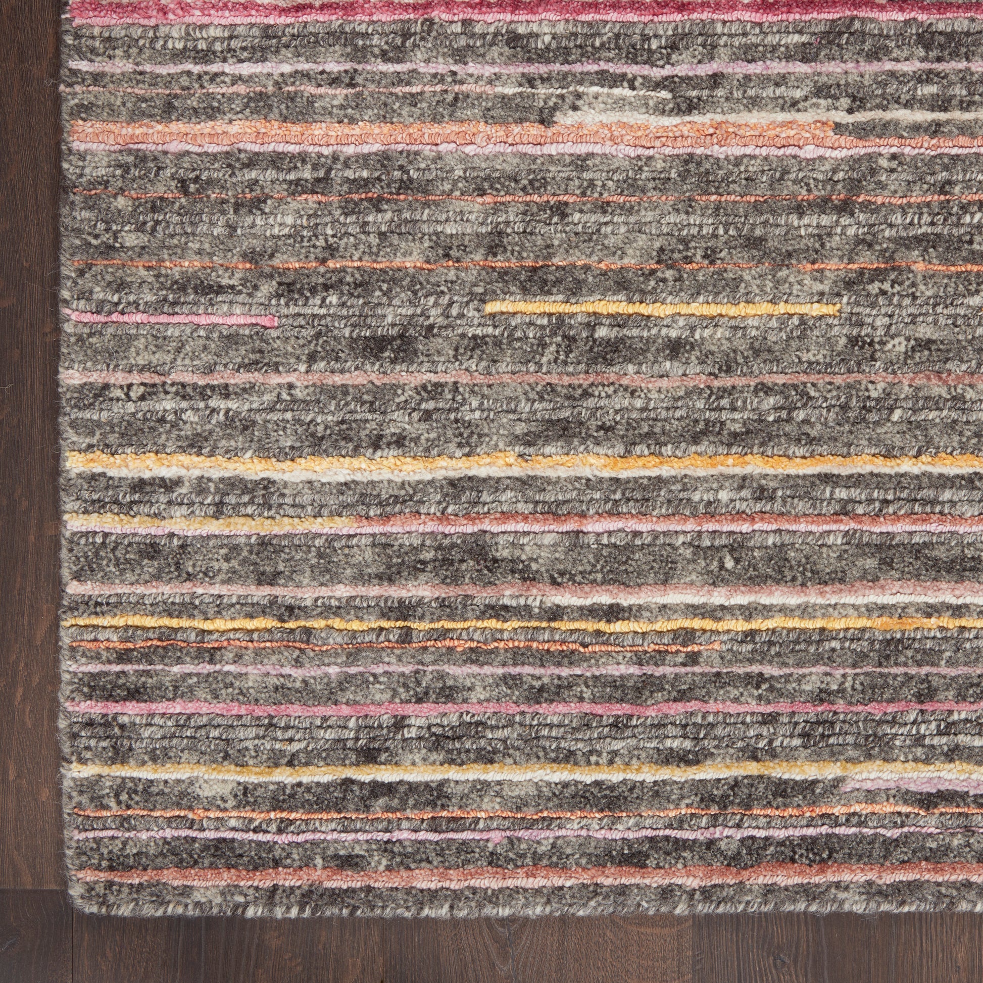 Nourison Home Plateau  Grey Flame  Contemporary