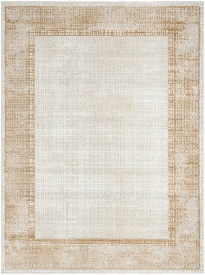 Nourison Home Dekor DEK06 Ivory Beige Contemporary Machine Woven Rug