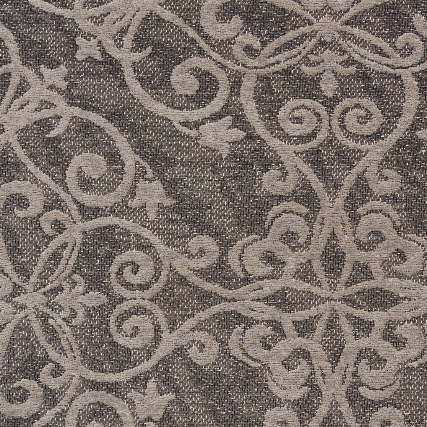 Nourison Home Damask  Grey  Traditional