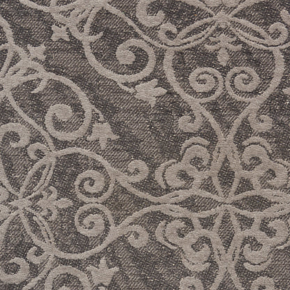 Nourison Home Damask  Grey  Traditional