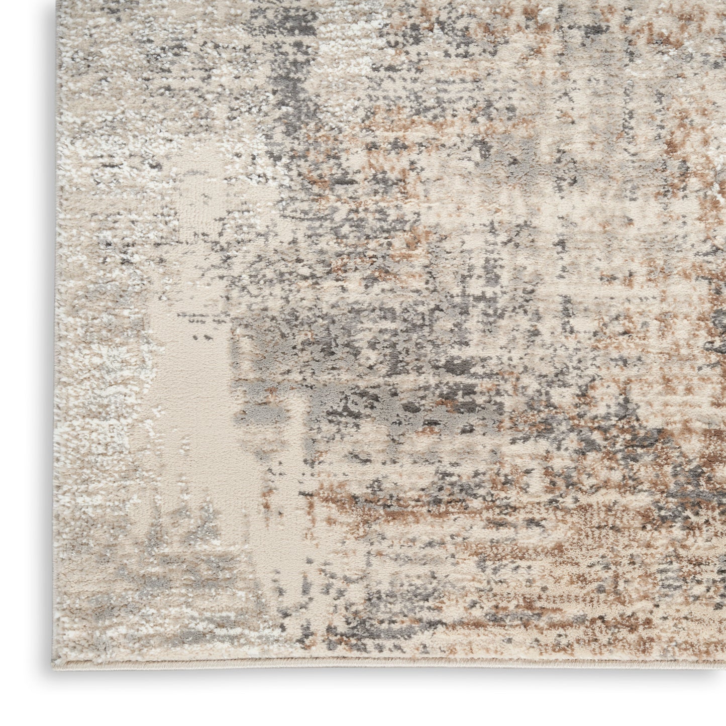Nourison Home Sustainable Trends  Beige Grey  Contemporary