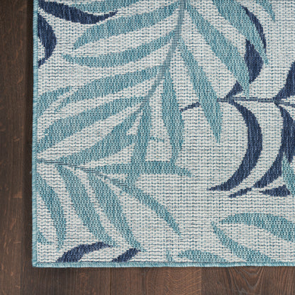 Nourison Home Garden Oasis  Blue  Contemporary