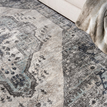 Nourison Home American Manor  Grey  Traditional