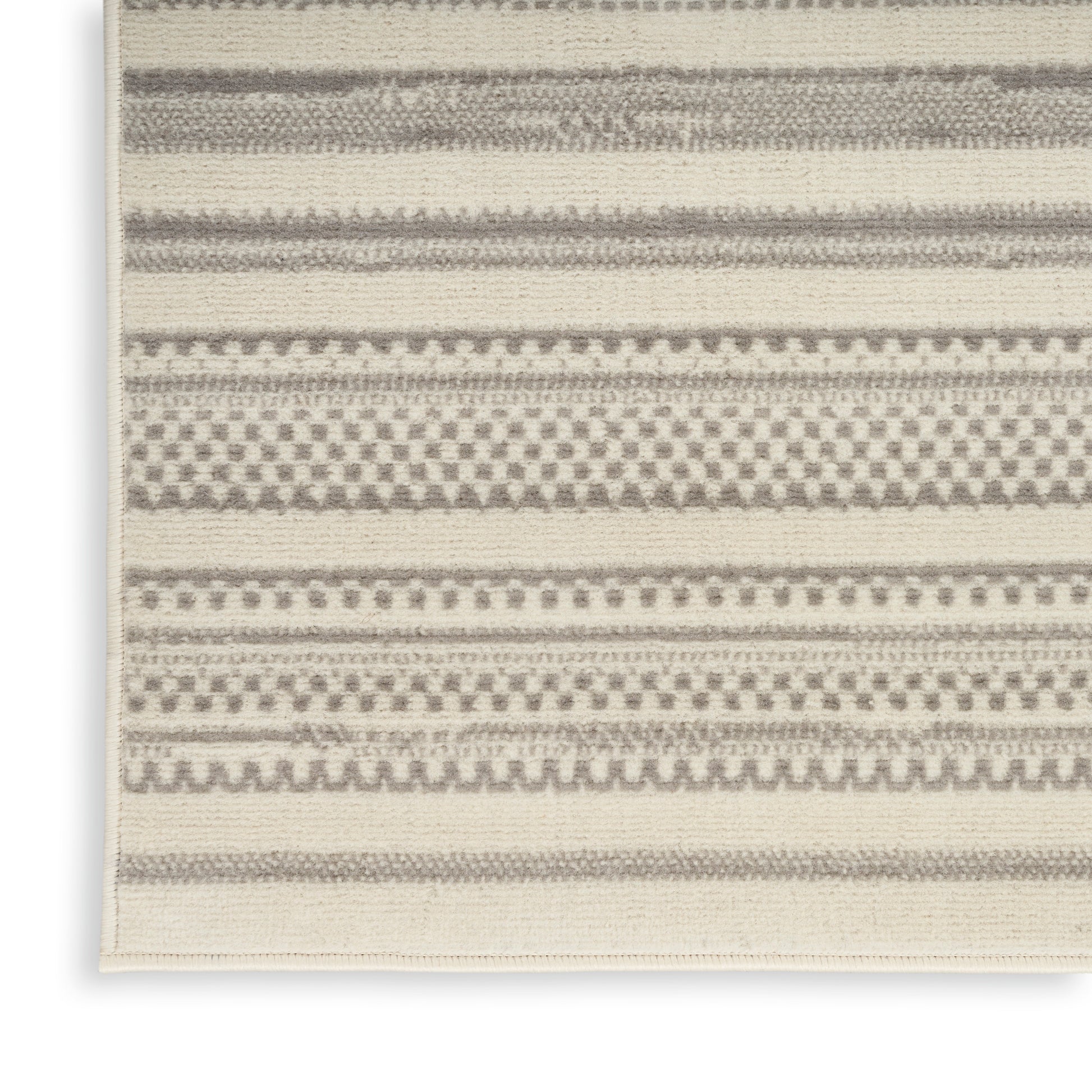 Nourison Home Grafix  Ivory Grey  Contemporary