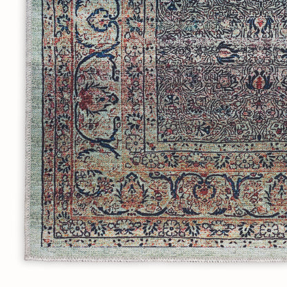 Nourison Home Grand Washables  Emerald  Traditional