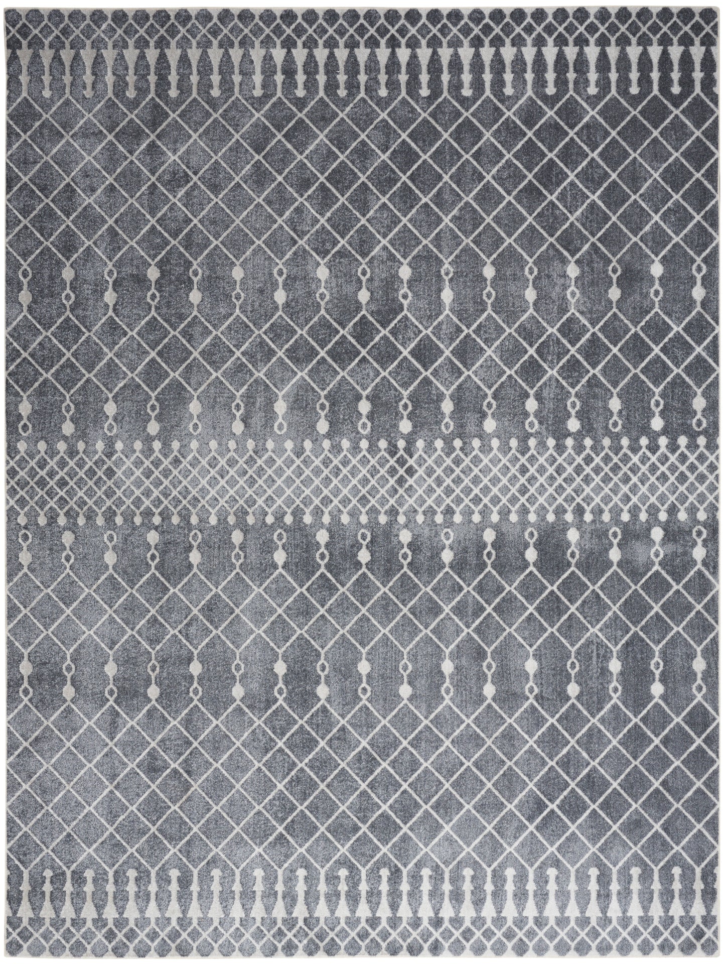 Nourison Home Astra Machine Washable ASW10 Denim Transitional Power-loomed Rug