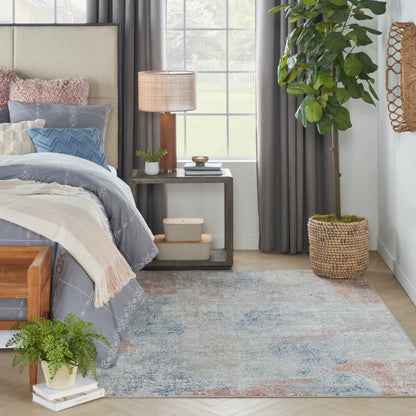 Nourison Home Quarry  Ivory Multicolor  Contemporary