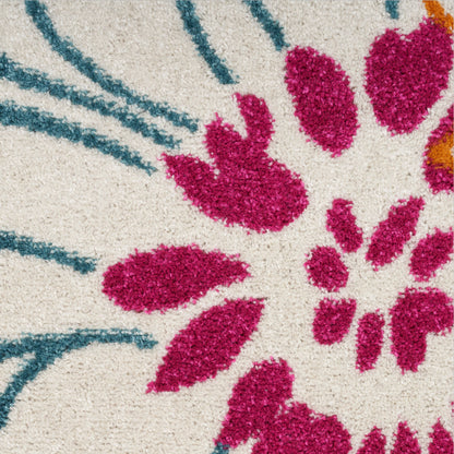 Nourison Home Passion  Ivory Multicolor  Contemporary