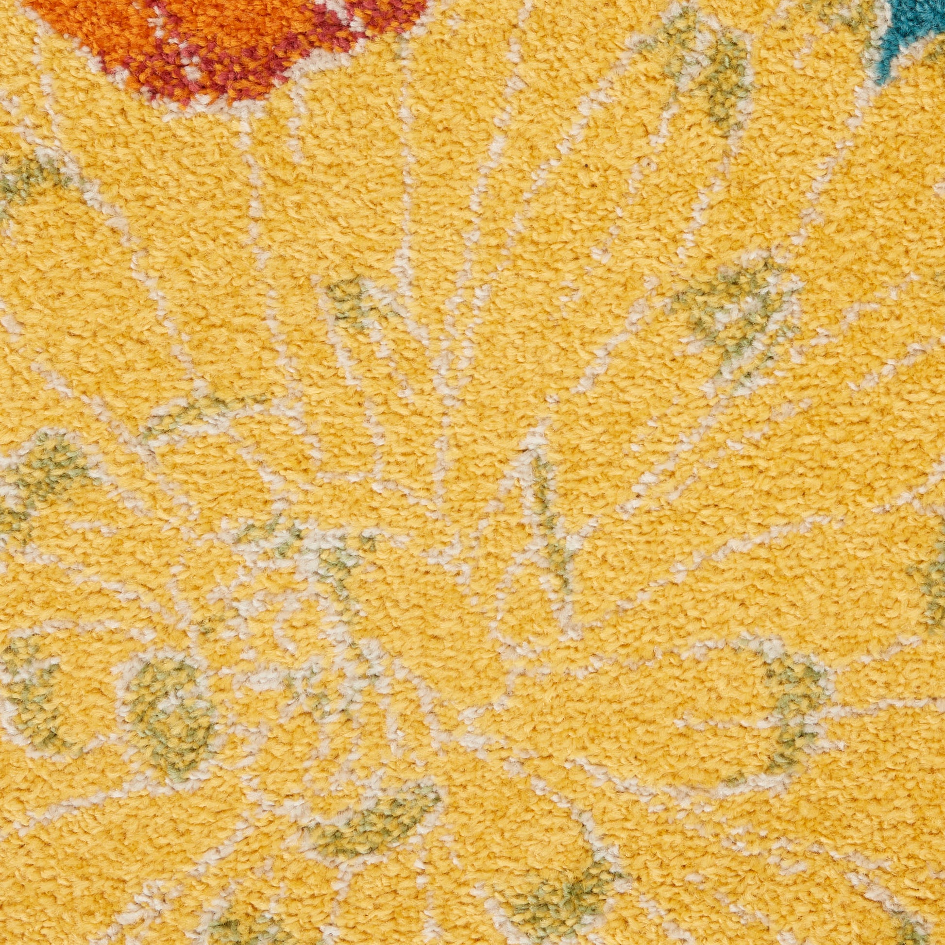 Nourison Home Allur  Turquoise Multicolor  Contemporary