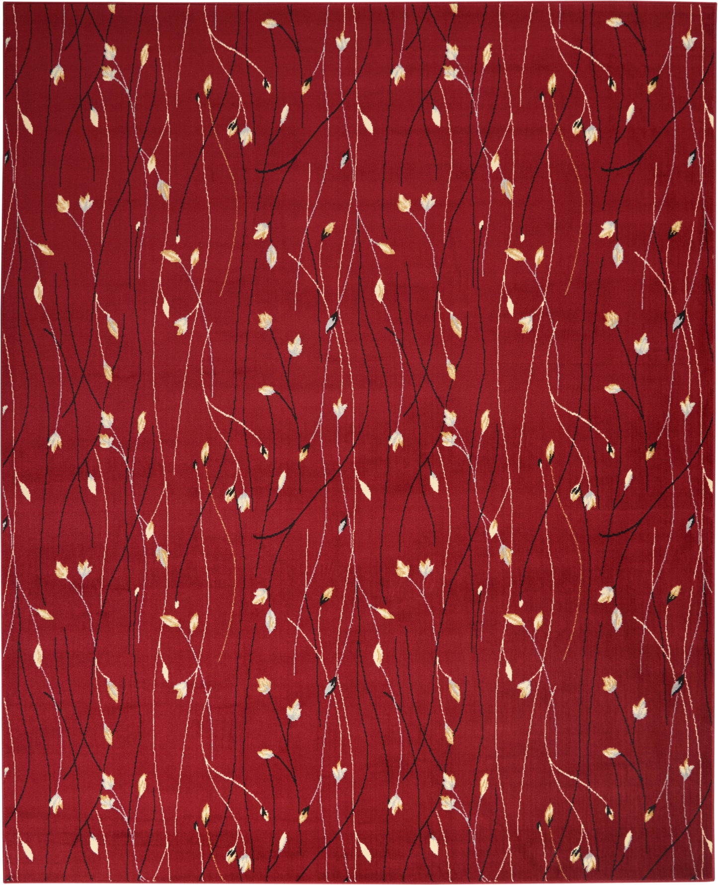 Nourison Home Grafix GRF15 Red Contemporary Power-loomed Rug