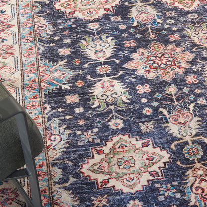 Nourison Home Fulton  Navy  Traditional