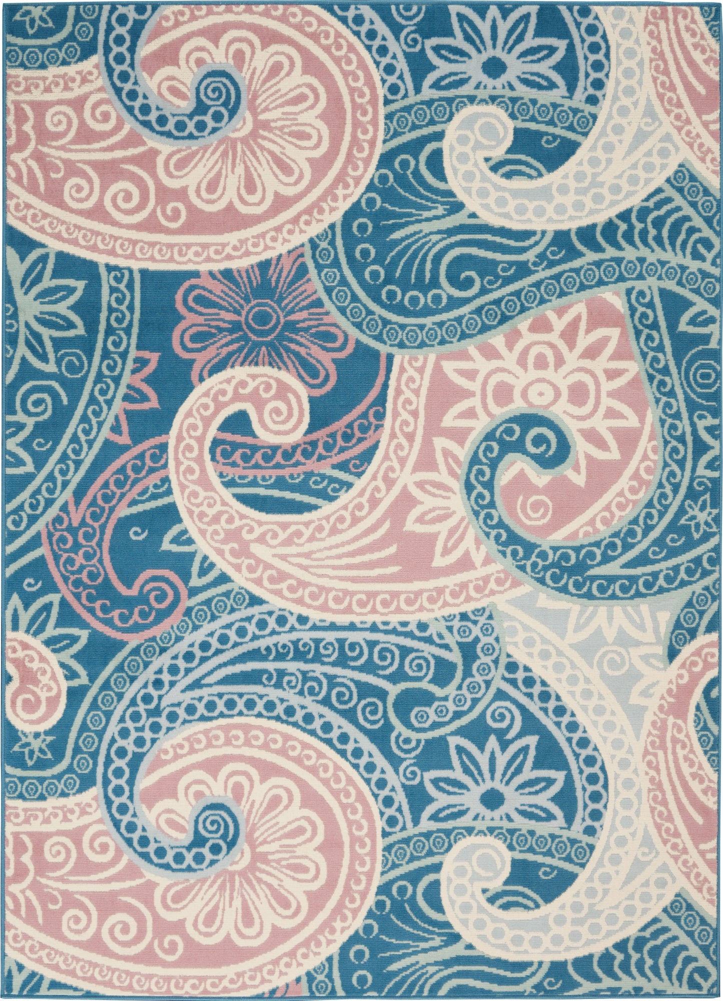 Nourison Home Jubilant  Blue  Contemporary