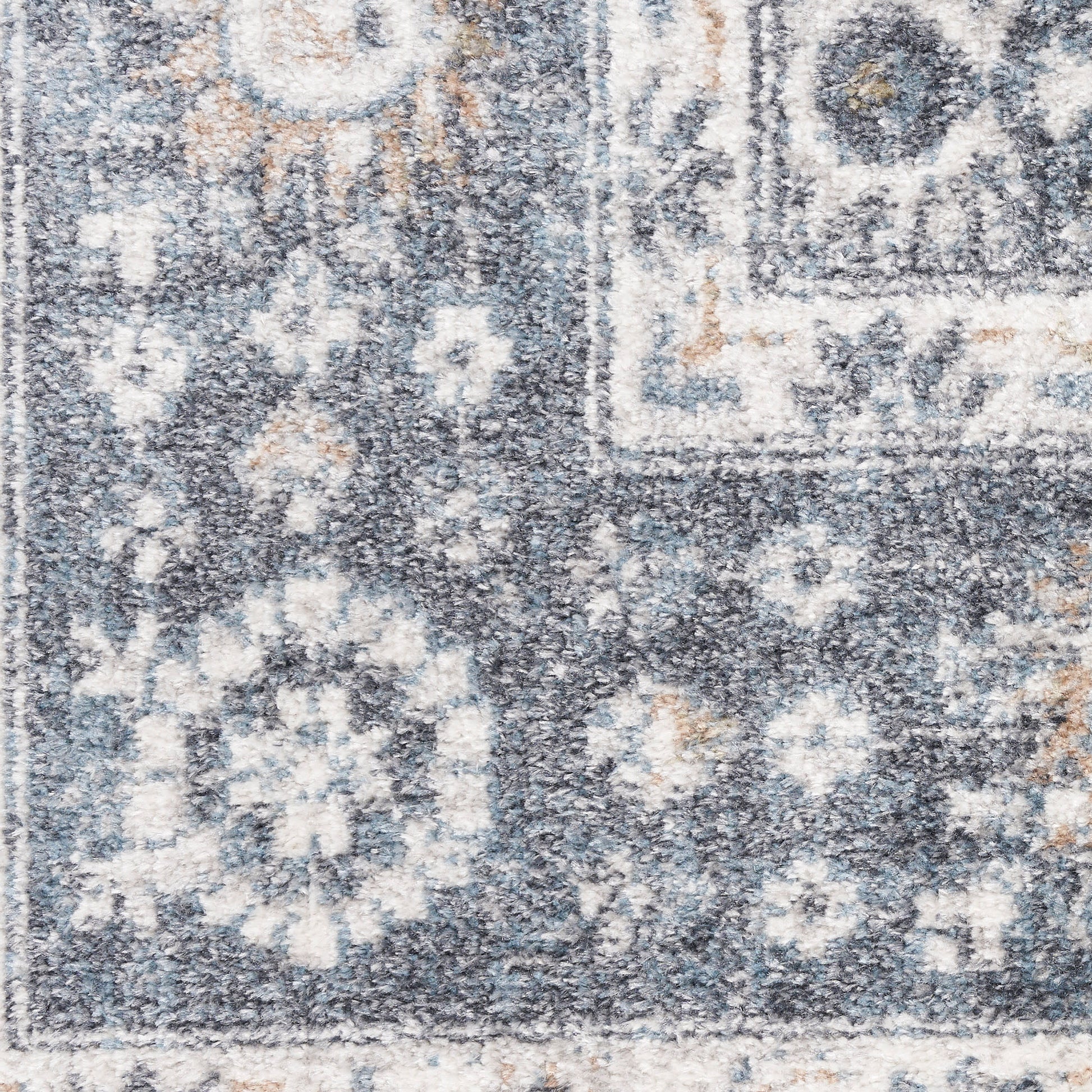 Nourison Home Astra Machine Washable  Dark Blue  Traditional