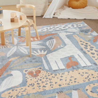 Nourison Home Astra Machine Washable  Multicolor  Contemporary