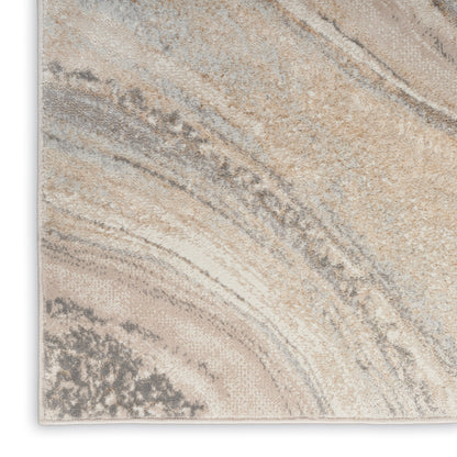 Nourison Home Splash  Cream Grey  Contemporary