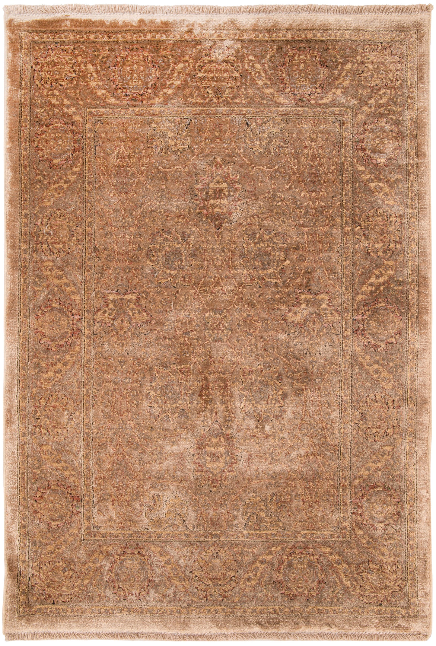 Nourison Home Luxurious LRS02 Taupe Traditional Loom-woven Rug