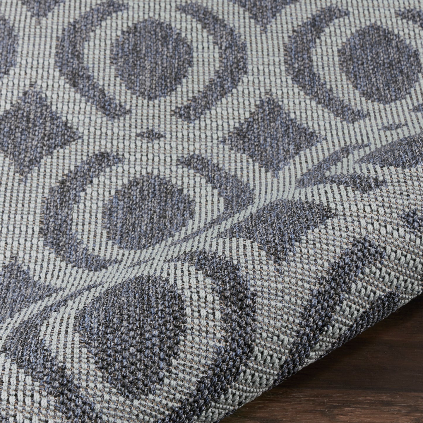 Nourison Home Aruba  Slate Light Blue  Contemporary