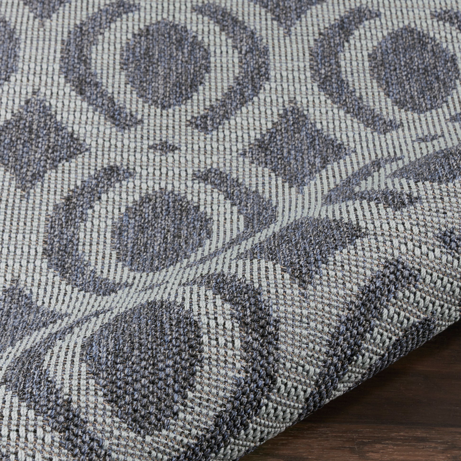 Nourison Home Aruba  Slate Light Blue  Contemporary