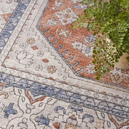 Nourison Home Series 4  Cream Multicolor  Traditional