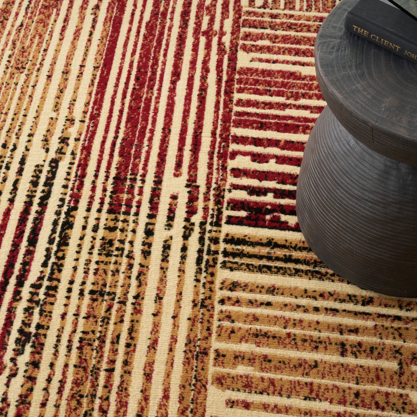 Nourison Home Grafix  Brick Multicolor  Contemporary