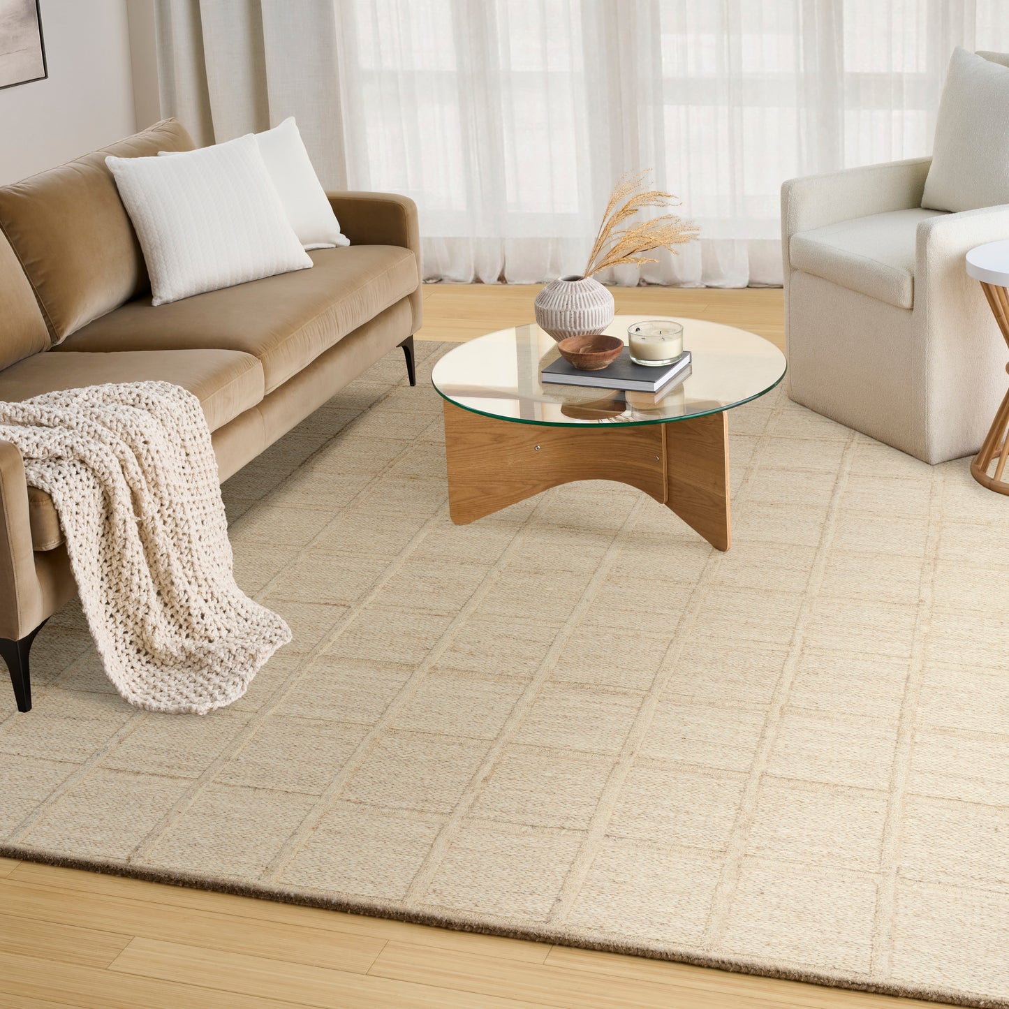 DKNY Pure Framework  Sand  Contemporary