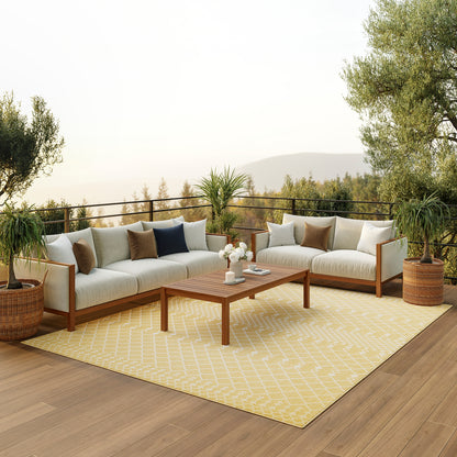 Nourison Home Positano  Yellow  Contemporary