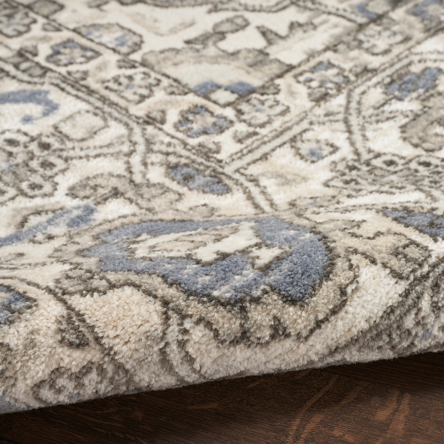 Nourison Home Quarry  Blue  Transitional