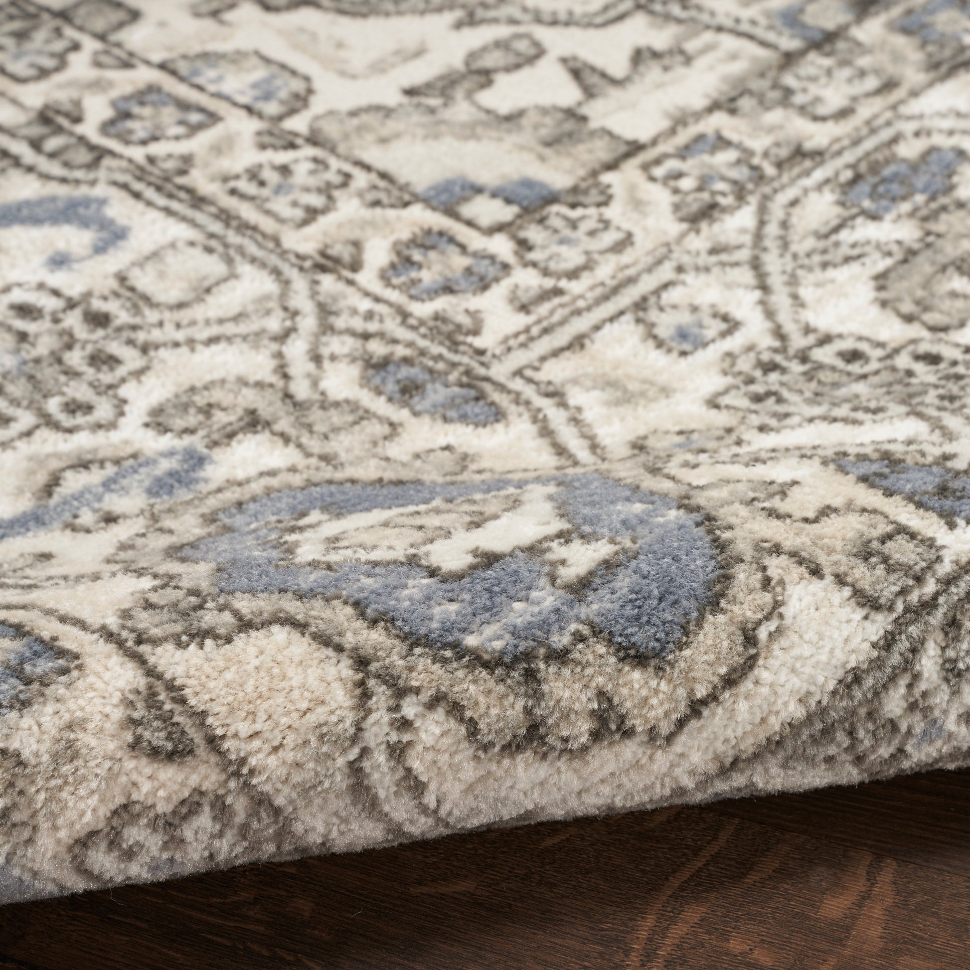 Nourison Home Quarry  Blue  Transitional