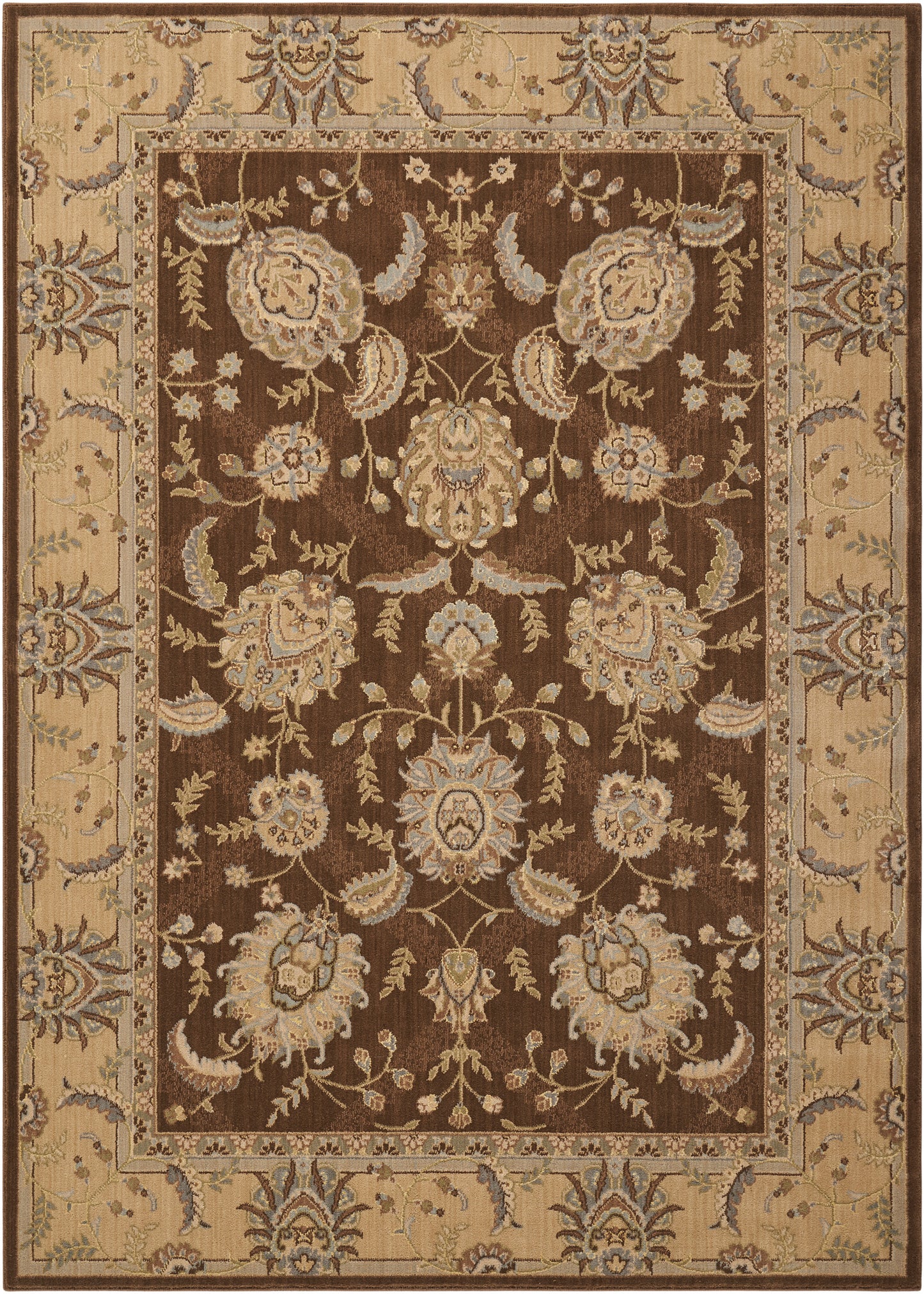Nourison Home Persian Empire PE22 Chocolate Traditional Loomed Rug