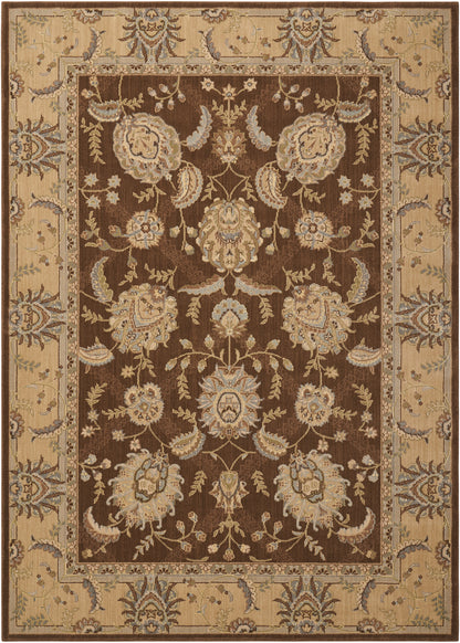Nourison Home Persian Empire PE22 Chocolate Traditional Loomed Rug
