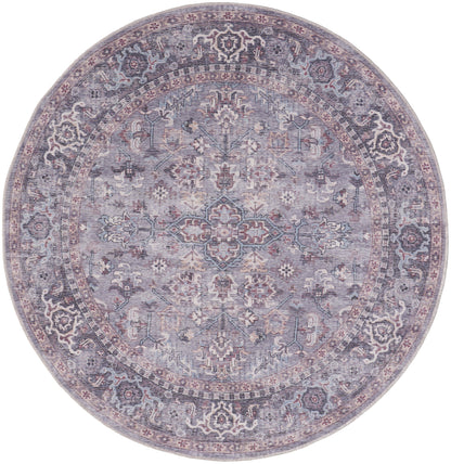 Nourison Home New Concept Washables SR104 Grey Traditional Machine Woven Rug
