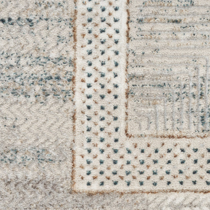 Nourison Home Glitz  Ivory Multicolor  Contemporary
