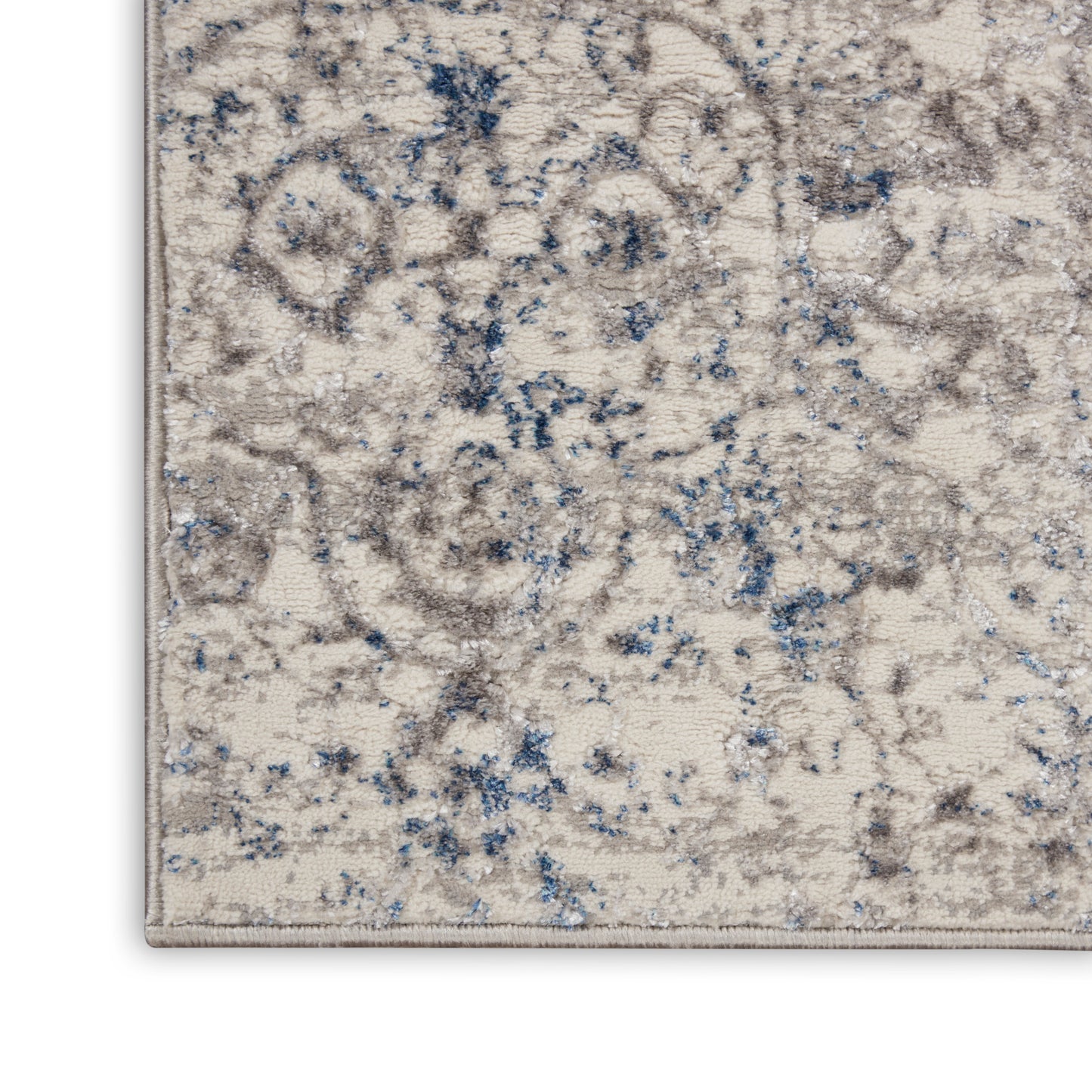Nourison Home Royal Terrace  Beige Blue  Contemporary