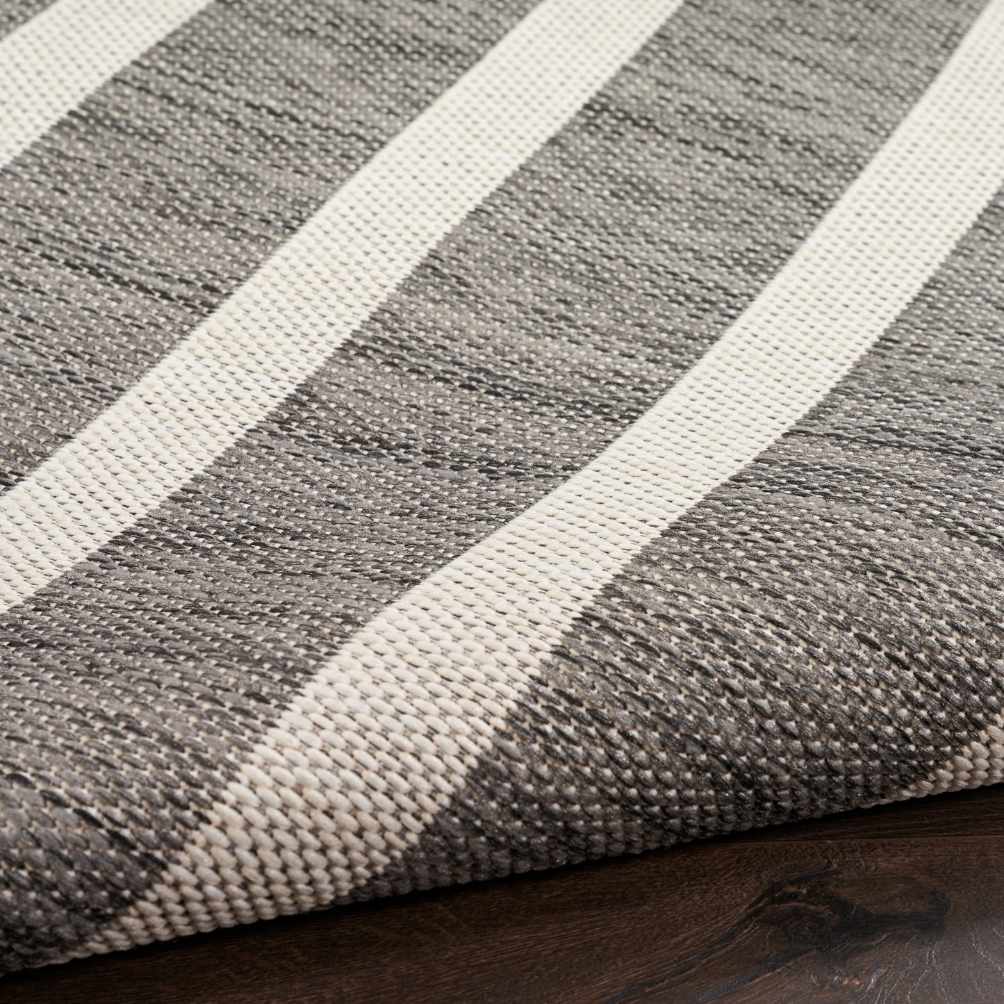 Nourison Home Positano  Charcoal Ivory  Contemporary