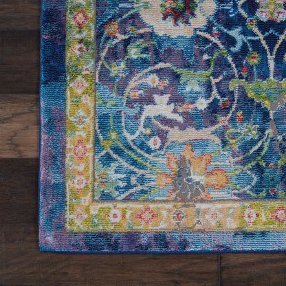 Nourison Home Ankara Global  Blue  Traditional