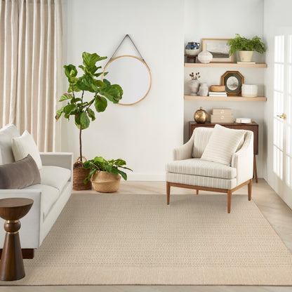 Nourison Home Tulum  Cream  Contemporary